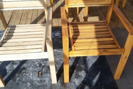 Remise à neuf salon de jardin Orgeval 78630