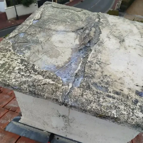 reprise maçonnerie conduit et peinture microporeuse Le Vésinet 78110