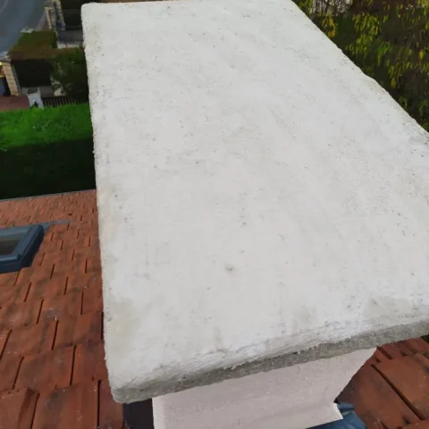 reprise maçonnerie conduit et peinture microporeuse Le Vésinet 78110