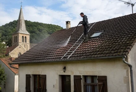 Démoussage et nettoyage toiture Vernouillet – BJM Couvreur 78