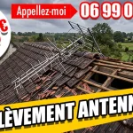 Enlèvement antenne de toit Vernouillet 78 – BJM Couvreur 78